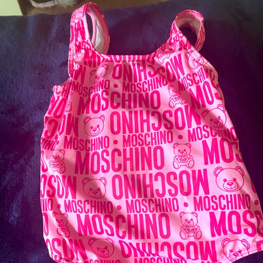 Moschino baby girl swimsuit.